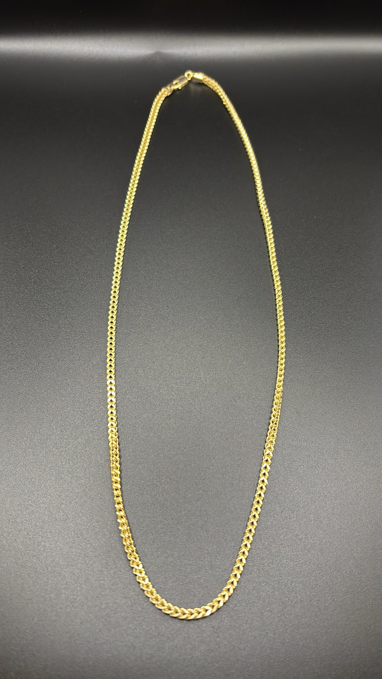 10k Real Gold 3mm Franco Chain